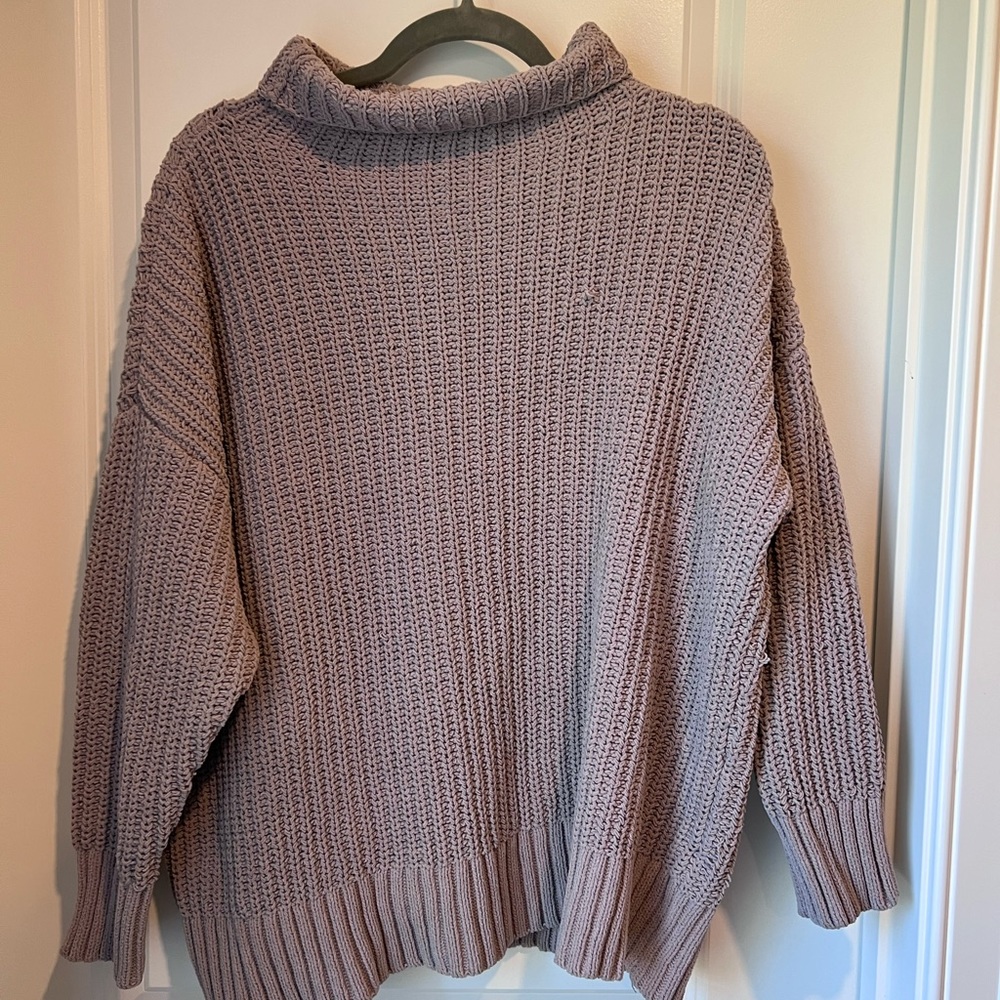 Aerie oversized mock turtleneck sweater
